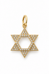 Diamond Pavé Star of David Pendant