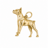14KT Vintage Dog Charm