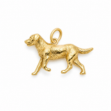 Vintage 14KT Gold Golden Retriever Charm