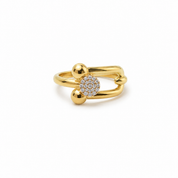 Vintage 14KT Gold & Diamond Ring