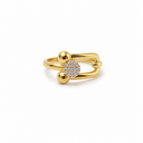 Vintage 14KT Gold & Diamond Ring