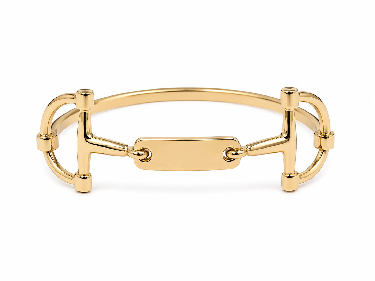 Vintage 14KT Gold Bit Bracelet