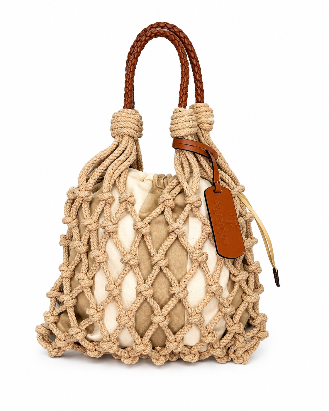FFBS Braided Rope Bucket Bag