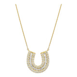 S.Row Designs Diamond Horseshoe Necklace