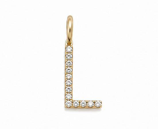 S.Row Designs Diamond L Initial