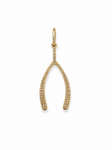 S.Row Designs Diamond Wishbone Charm