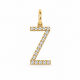S.Row Designs Diamond Initial Z Charm