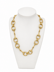 Gucci 18kt Horsebit Chain Necklace