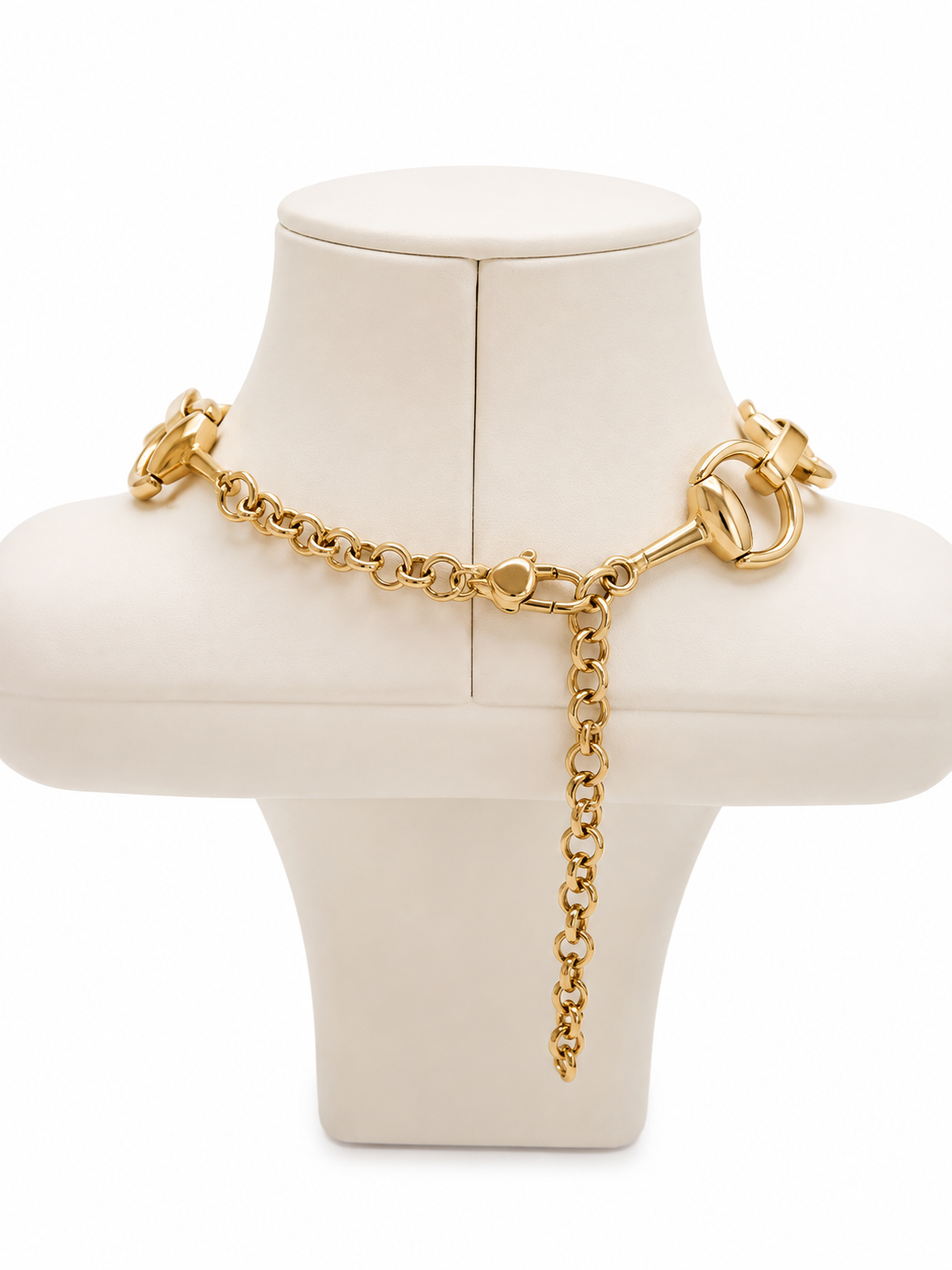 Gucci 18kt Horsebit Chain Necklace