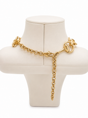 Gucci 18kt Horsebit Chain Necklace