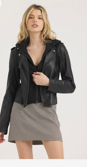 Jakett Molly Burnished Hooded Moto