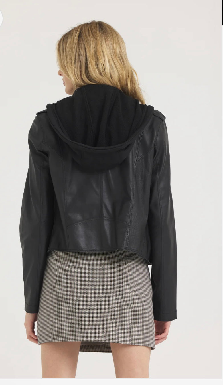 Jakett Molly Burnished Hooded Moto