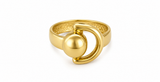 Vintage 14KT Gold Horsebit Ring