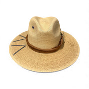Un Pueblo Straw Hat - Love/Heart/Feather