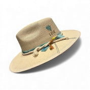 Un Pueblo Straw Hat - Love/Heart/Rope