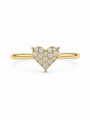 Diamond Heart Ring
