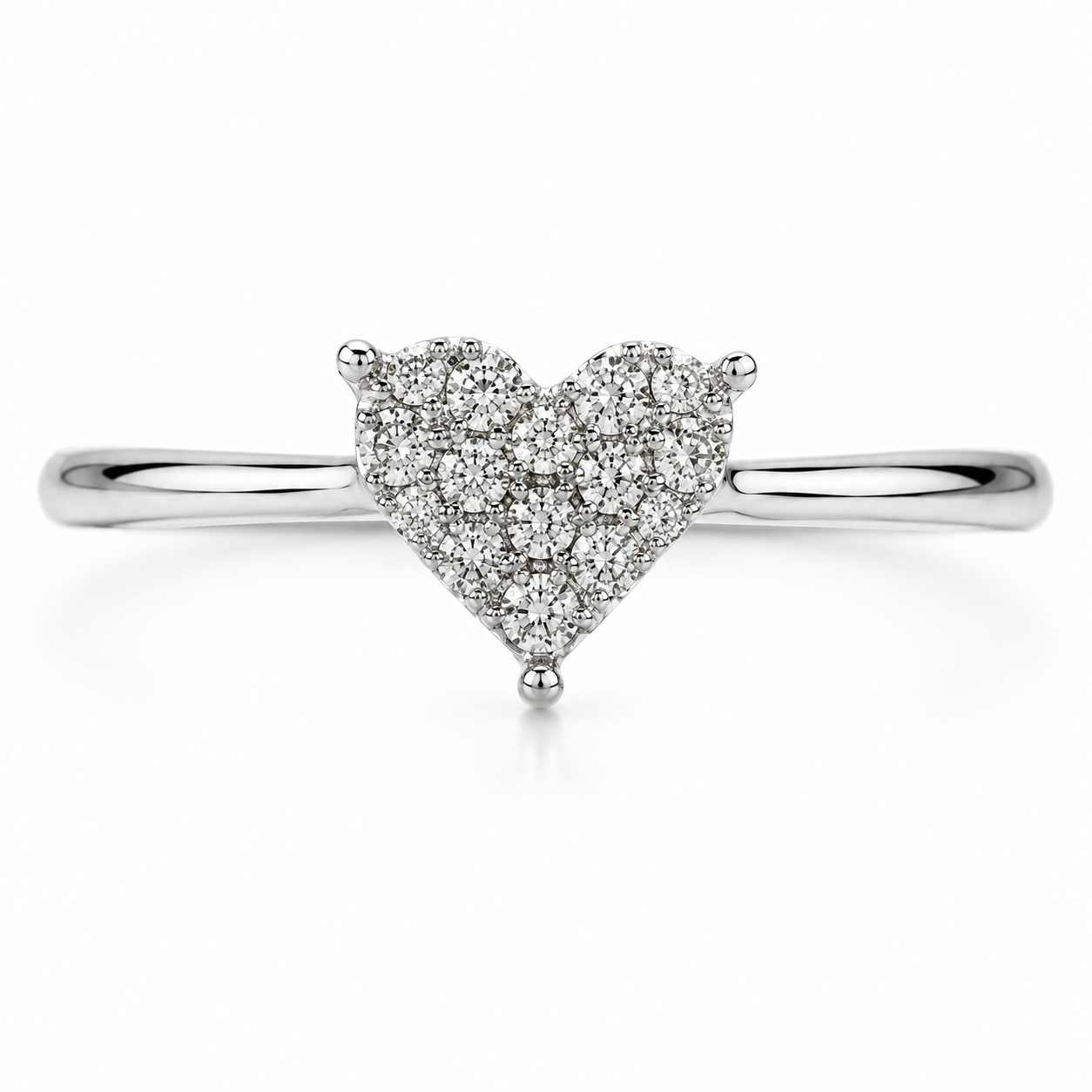 Diamond Heart Ring