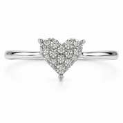 Diamond Heart Ring