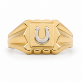 Vintage 14KT Gold Lucky Horseshoe Ring
