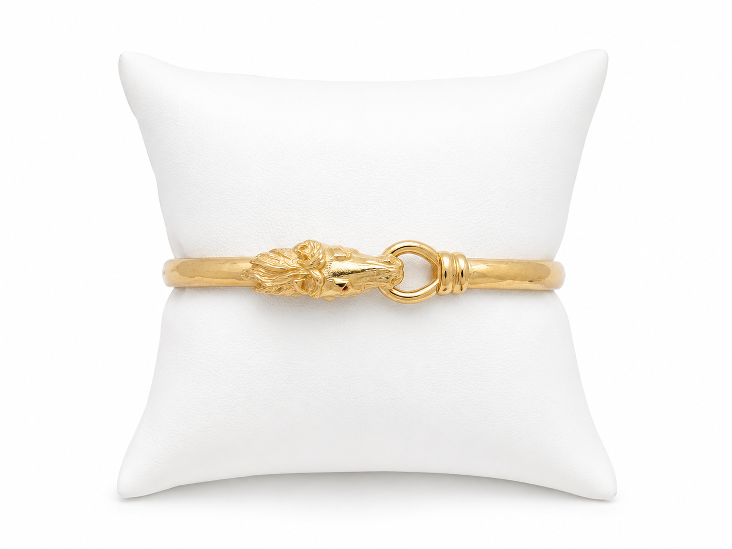 Vintage 18KT Gold Horse Head Bracelet