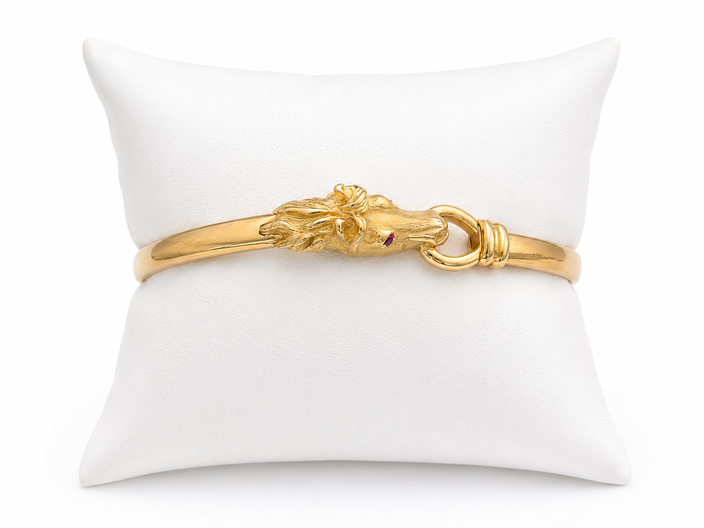 Vintage 18KT Gold Horse Head Bracelet