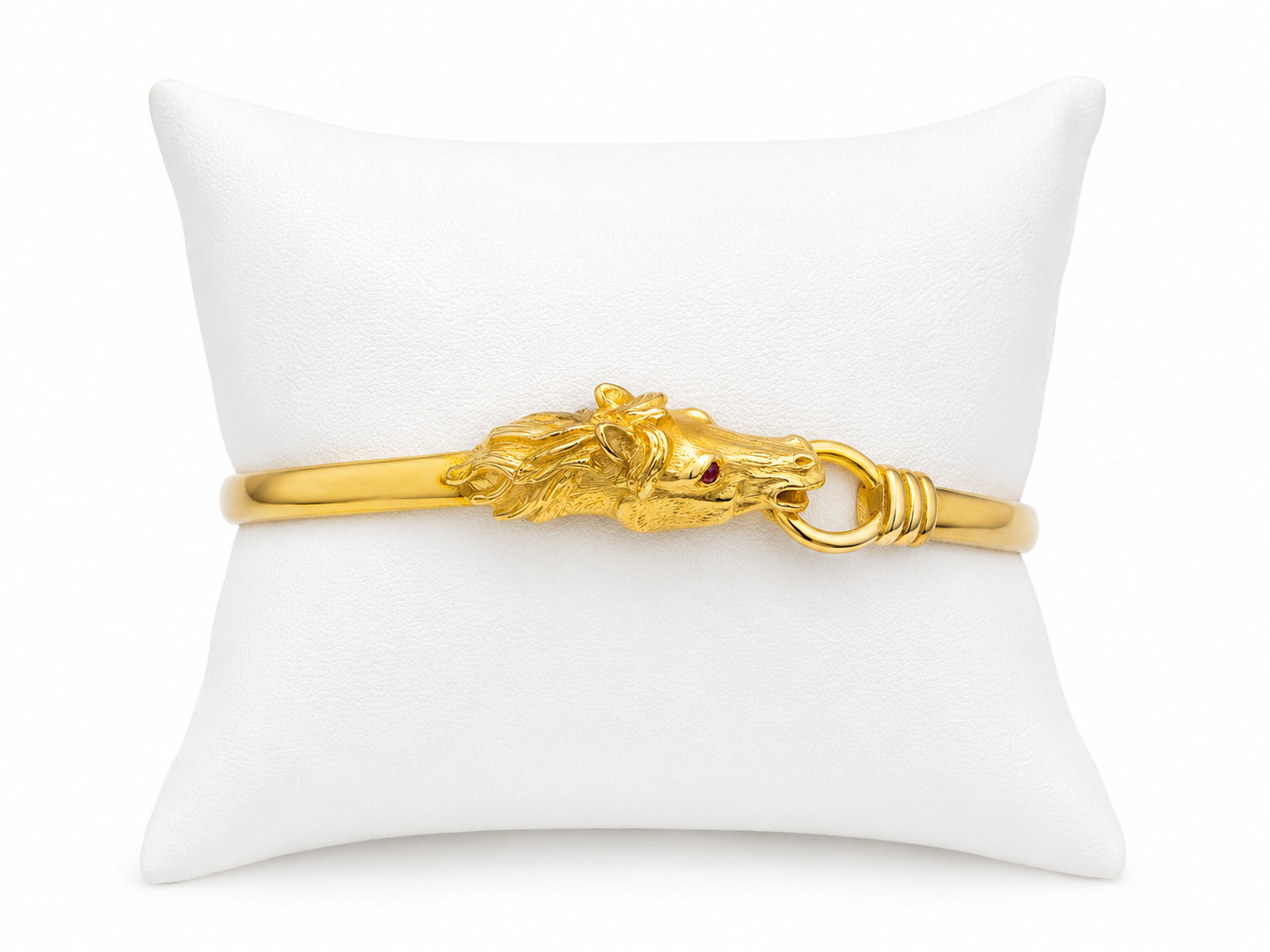 Vintage 18KT Gold Horse Head Bracelet