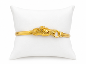 Vintage 18KT Gold Horse Head Bracelet