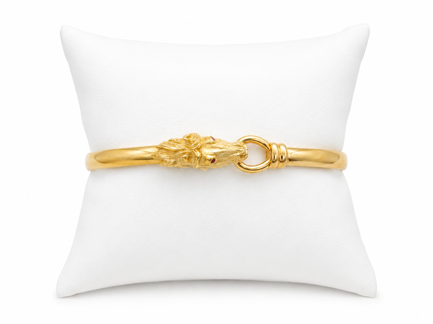 Vintage 18KT Gold Horse Head Bracelet
