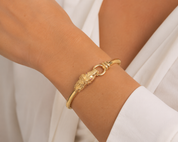 Vintage 18KT Gold Horse Head Bracelet