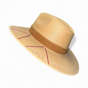 Un Pueblo Straw Hat - Love/Heart/Crystal