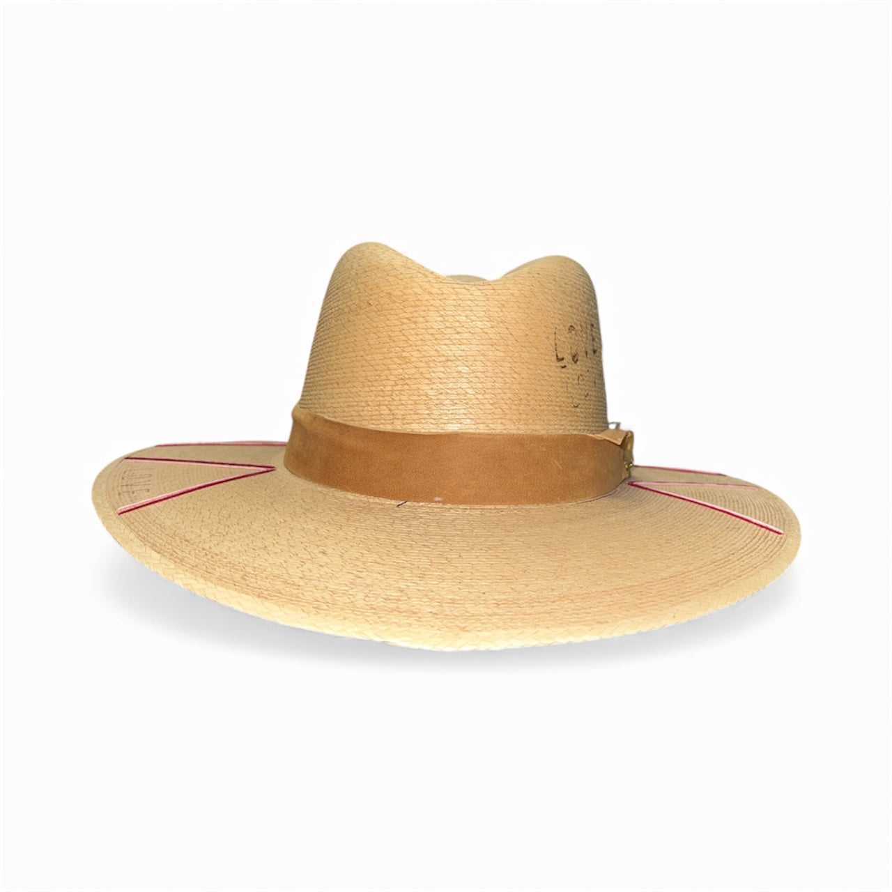 Un Pueblo Straw Hat - Love/Heart/Crystal