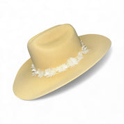 Fab Finds By Sarah Rancher Hat in White Flowers