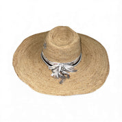 Fab Finds By Sarah Ultrawide Fedora - Brown/Pearls