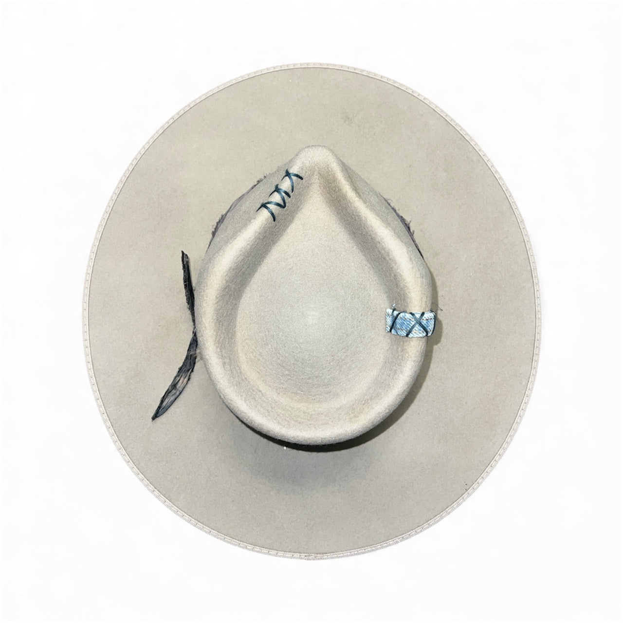 Fab Finds By Sarah Rancher Hat in Denim Blues