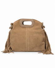 The Siena Suede Fringe Handbag