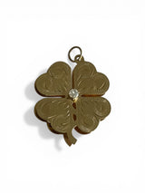 Vintage 14KT Gold Clover Charm