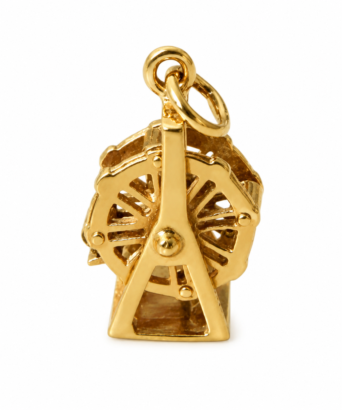 Vintage 14KT Gold Ferris Wheel Charm