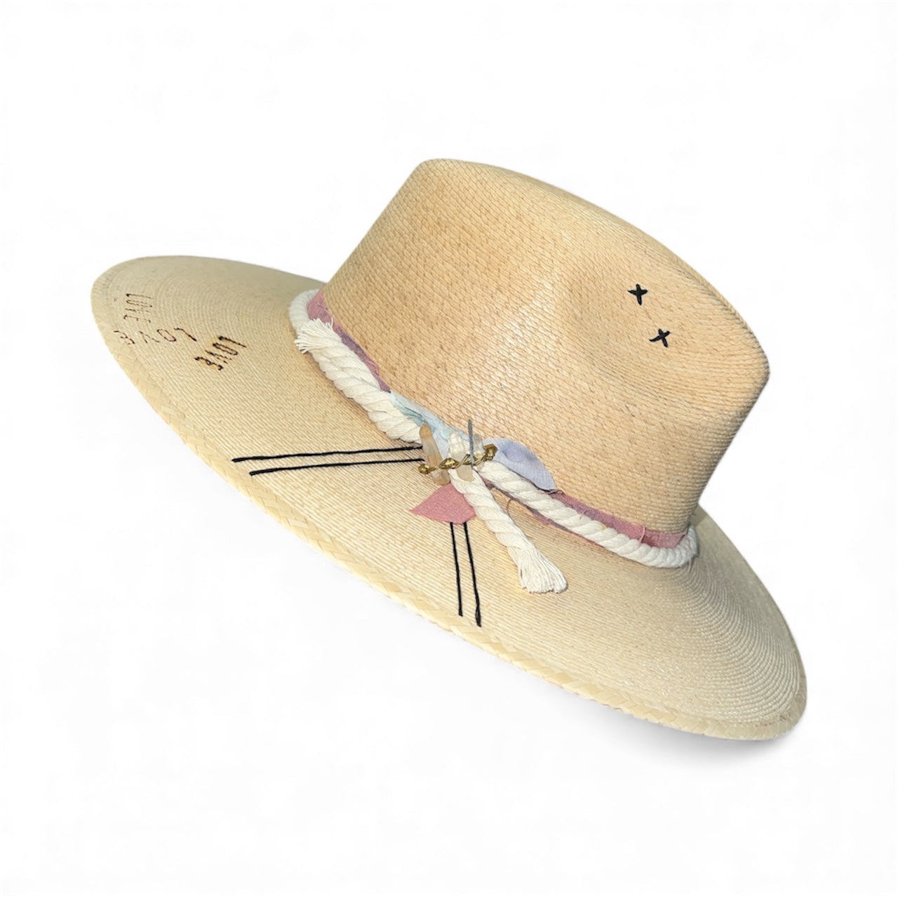 Un Pueblo Straw Hat - Lavender Haze