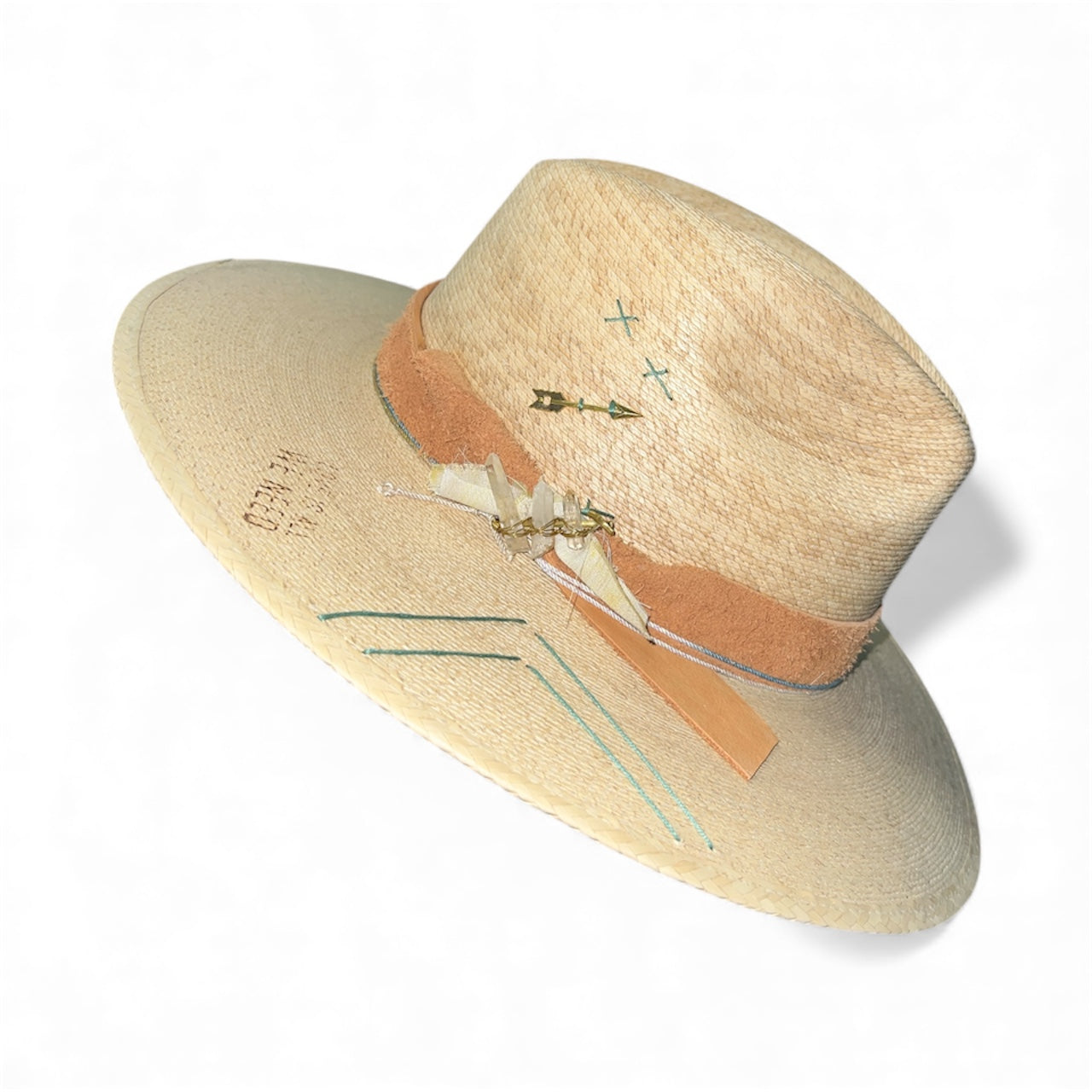 Un Pueblo Straw Hat - Arrow/Crystal