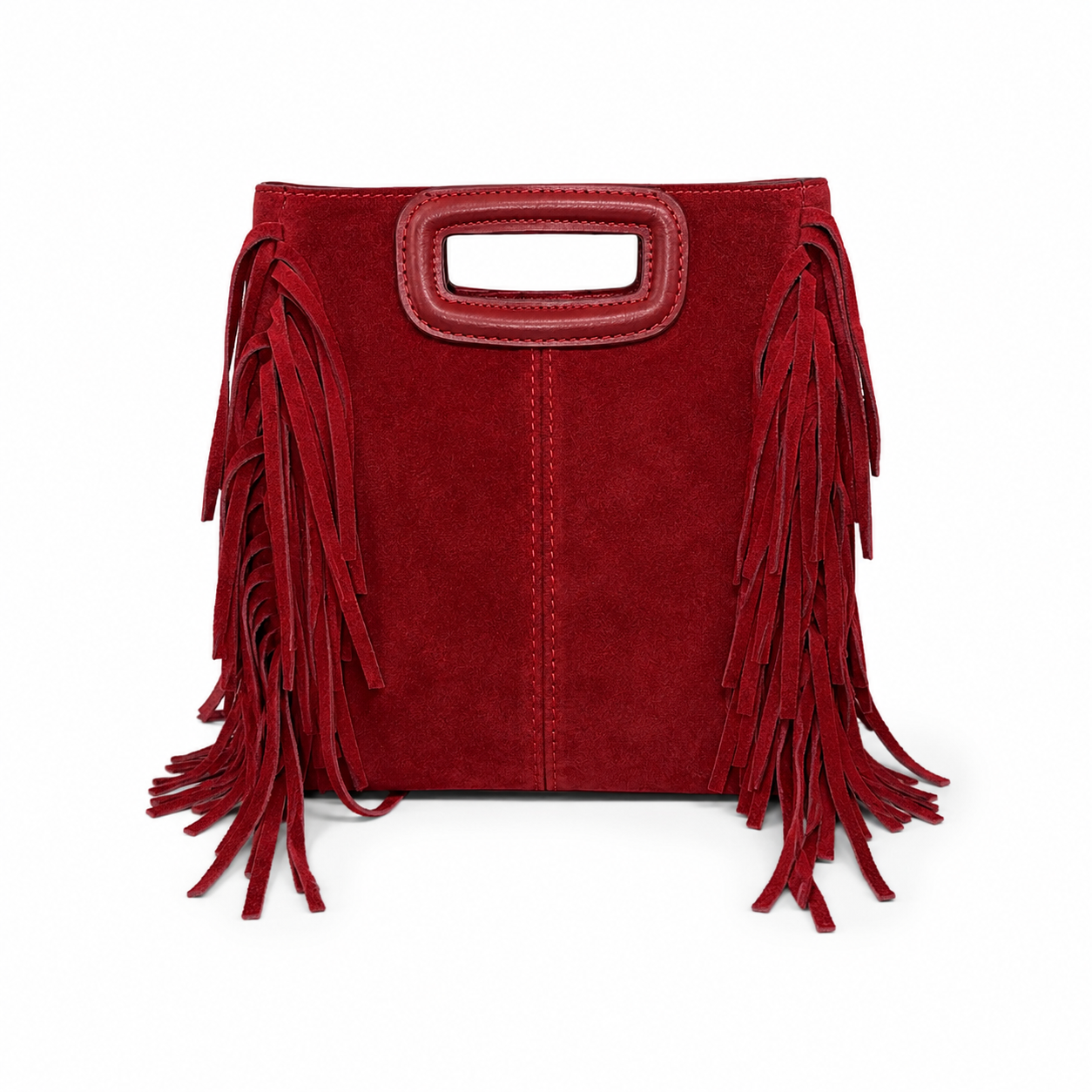 Italian Suede Fringe Handbag