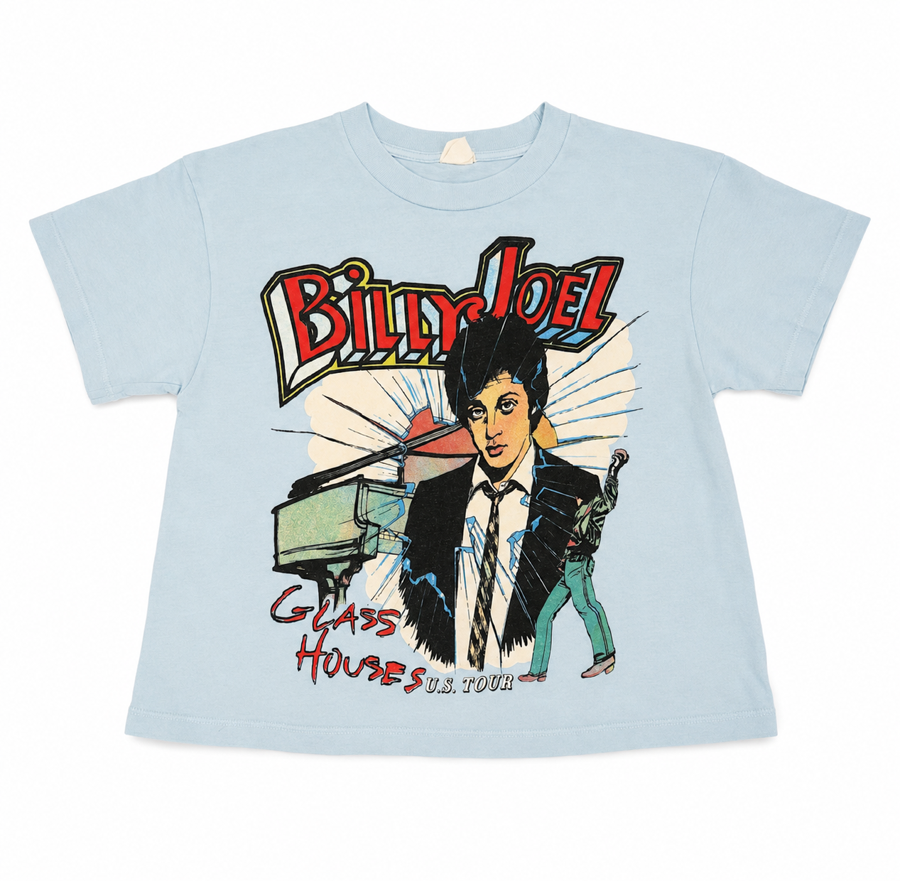 MadeWorn Billy Joel Crop Tee