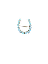 Vintage 14KT Horseshoe Pin with Pearls