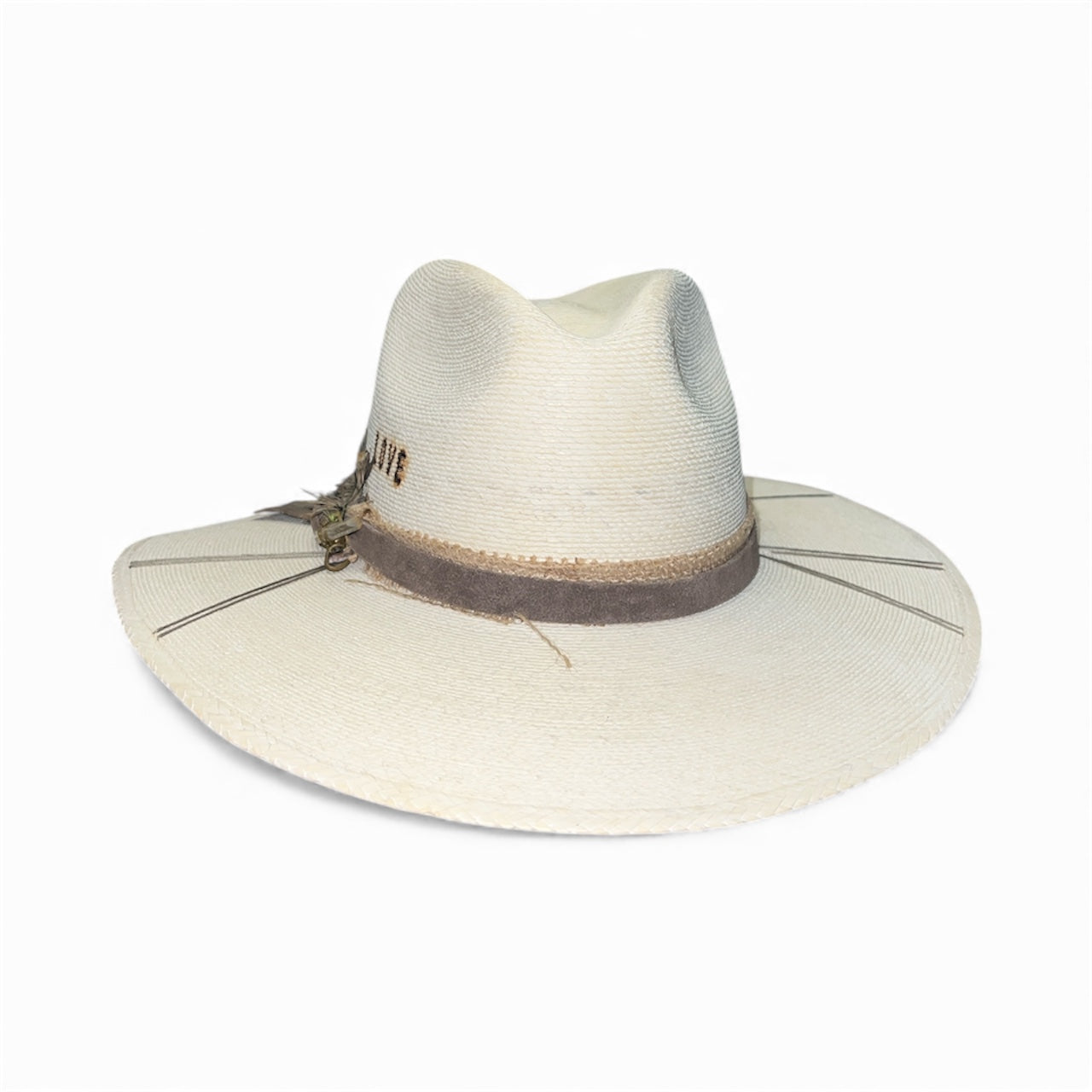Un Pueblo Straw Hat - Suede/Burlap