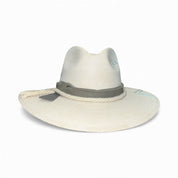Un Pueblo Straw Hat - Rope/Suede/Turq