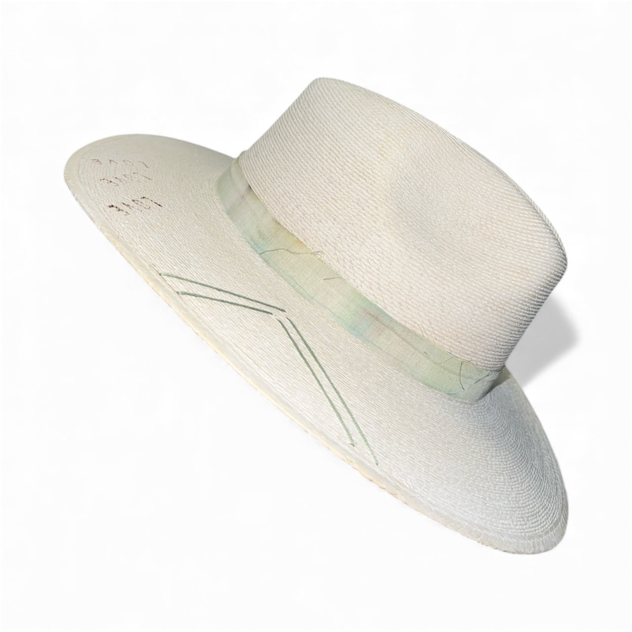 Un Pueblo Straw Hat - Watercolor/Crystal