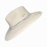 Un Pueblo Straw Hat - Watercolor/Pearl