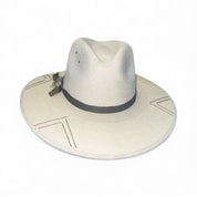 Un Pueblo Straw Hat - Grey/Crystal