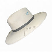 Un Pueblo Straw Hat - Grey/Crystal
