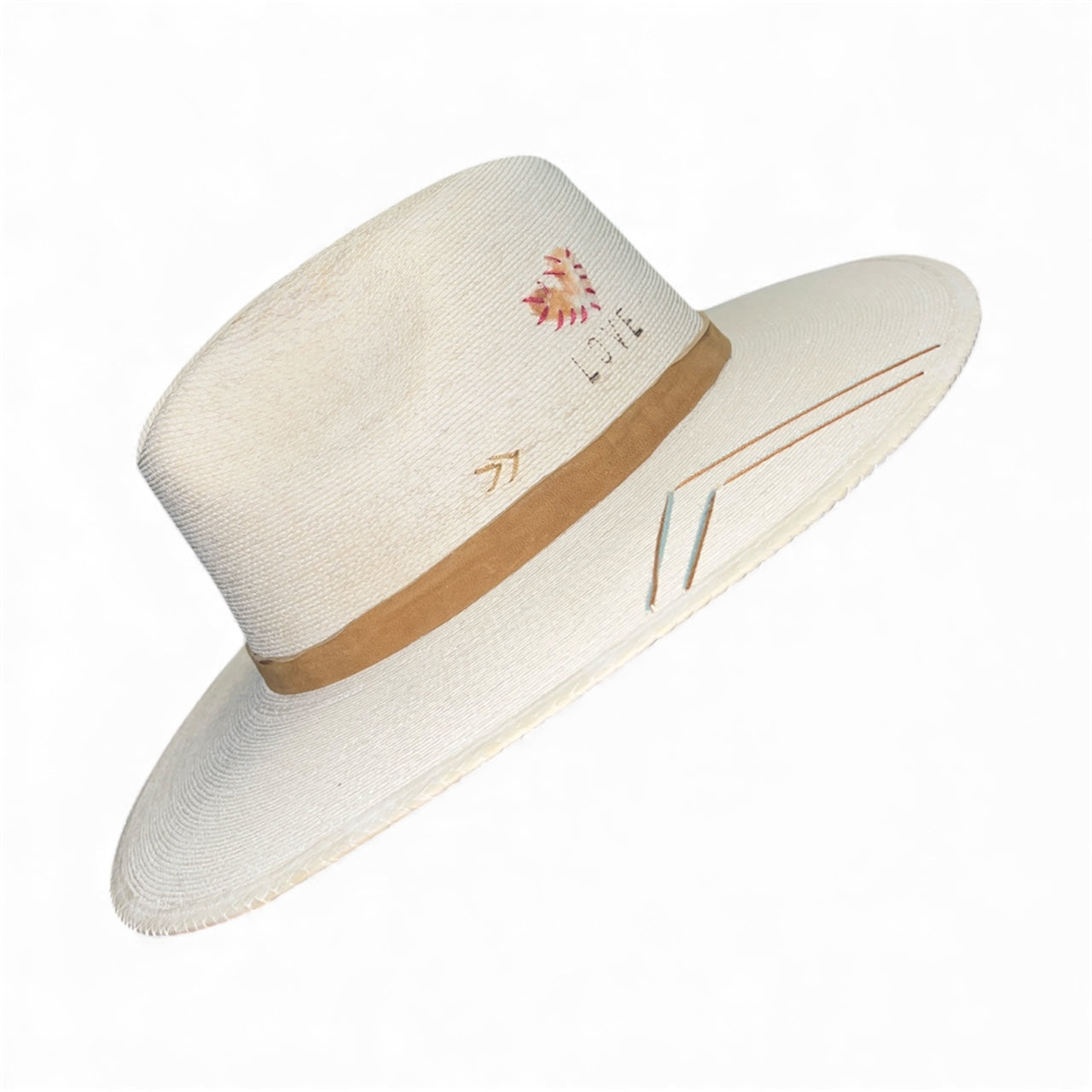 Un Pueblo Straw Hat - Crystal Love Tan