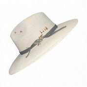 Un Pueblo Straw Hat - Crystal Love Grey